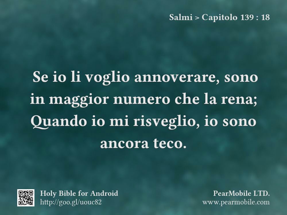 Salmi, Capitolo 139:18